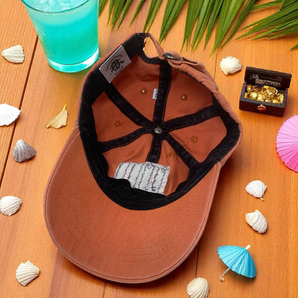 Treasure Island TI Las Vegas Dad Hat Baseball Cap Strapback Orange Canvas L/XL - Picture 4 of 6